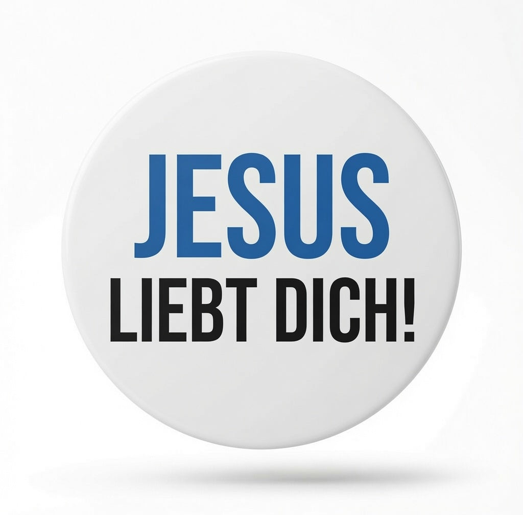 Christlicher Automagnet "Jesus liebt dich" – ohne Kreuz