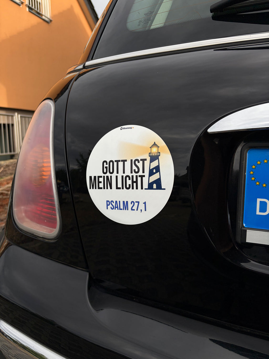 Christlicher Automagnet – "Gott ist mein Licht"