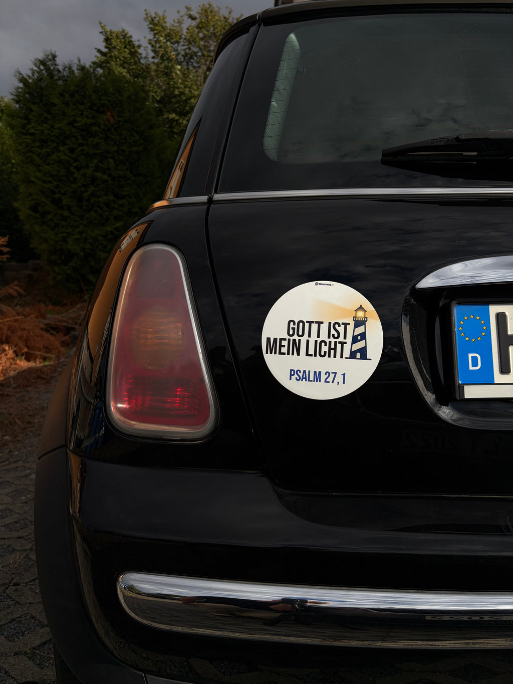 Christlicher Automagnet – "Gott ist mein Licht"