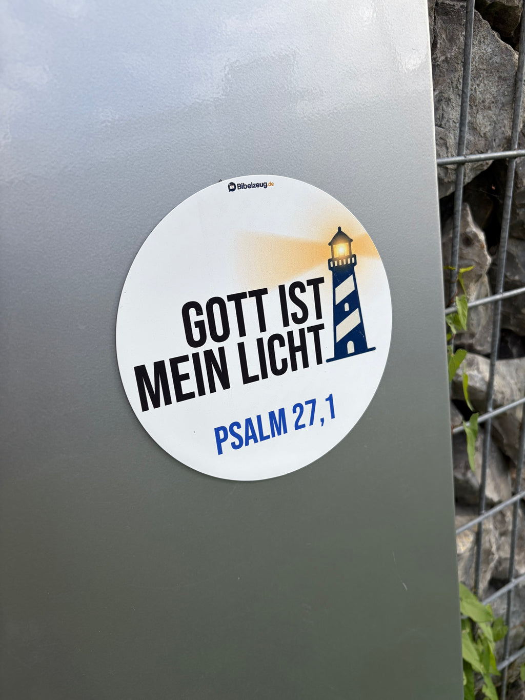 Christlicher Automagnet – "Gott ist mein Licht"