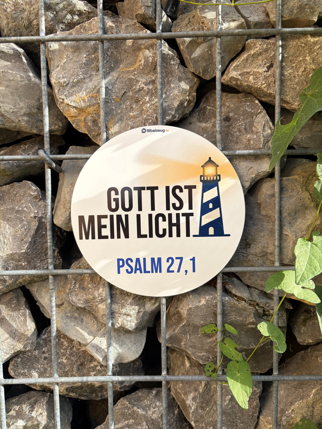 Christlicher Automagnet – "Gott ist mein Licht"