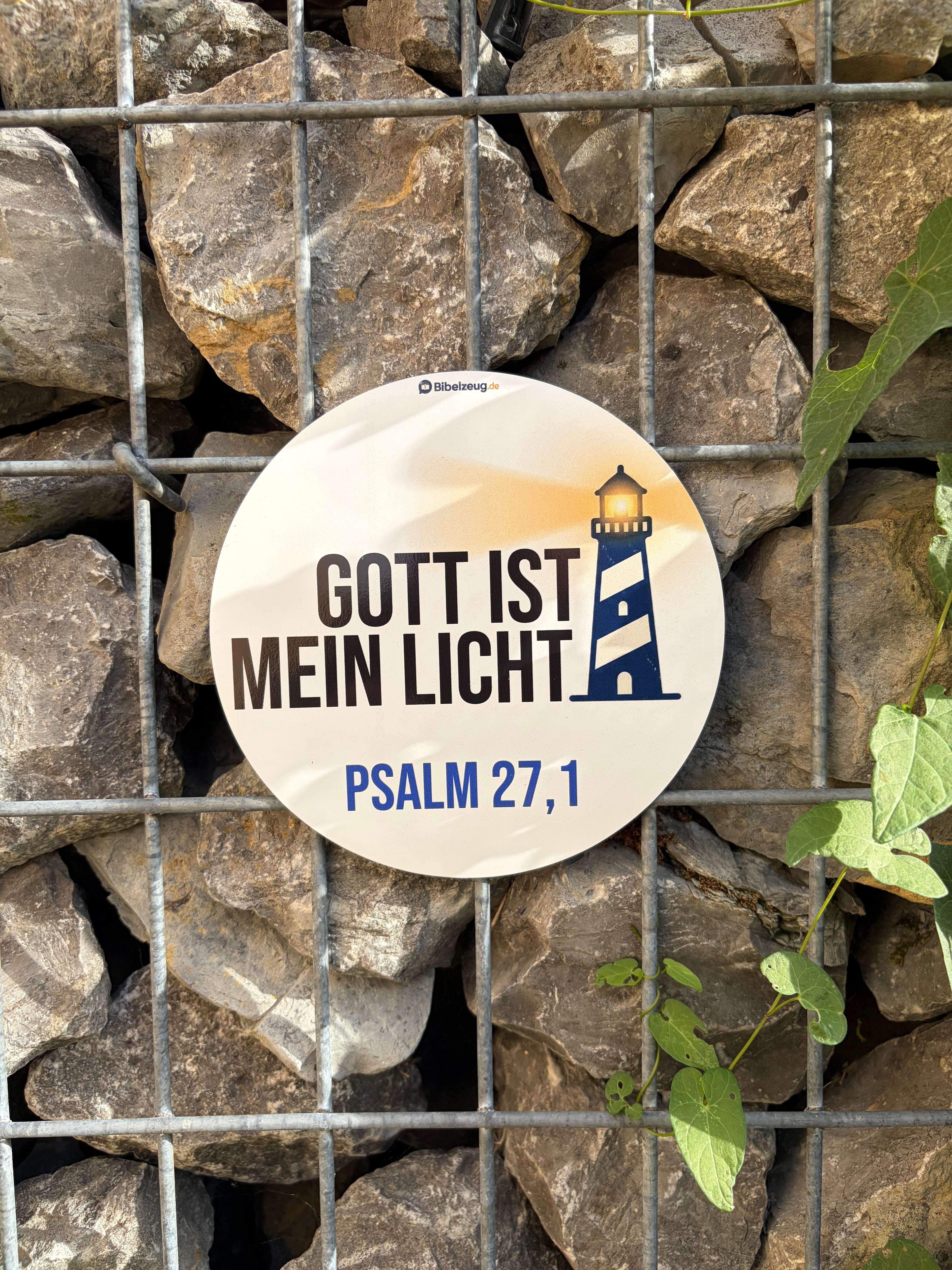 Christlicher Automagnet – "Gott ist mein Licht"