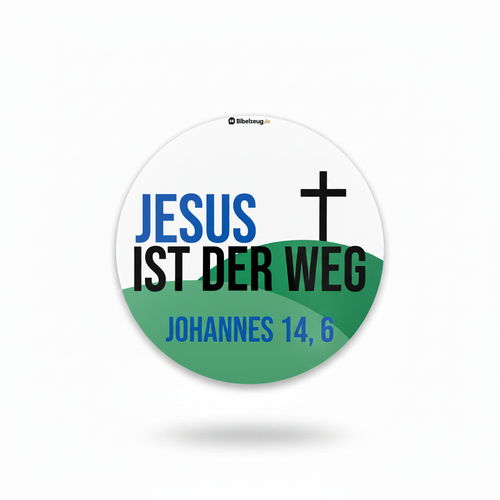 Jesus ist der Weg – weißer Hintergrund